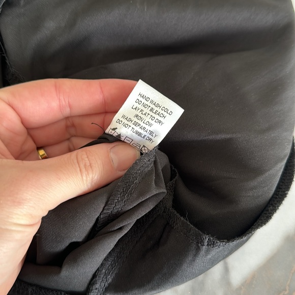 SUPERDOWN X REVOLVE | SOPHIE DRAPED BLACK MINI WRAP DRESS - Picture 8 of 8